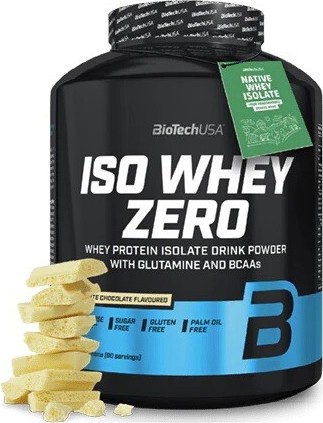 BioTech Iso Whey Zero 2270g bílá čokoláda