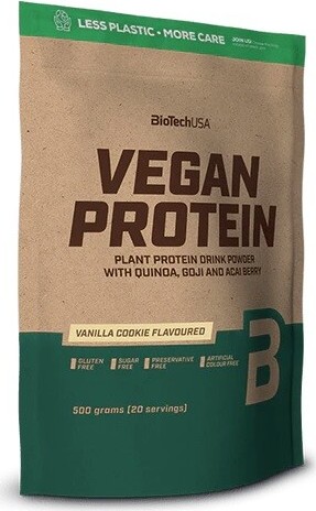 BioTech Vegan Protein 500g vanilková sušenka