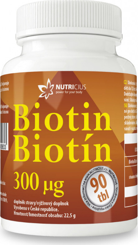 Biotin 300mcg tbl.90