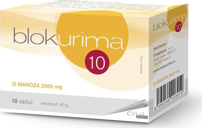 Blokurima 2g D-manózy sáčky 10x4g