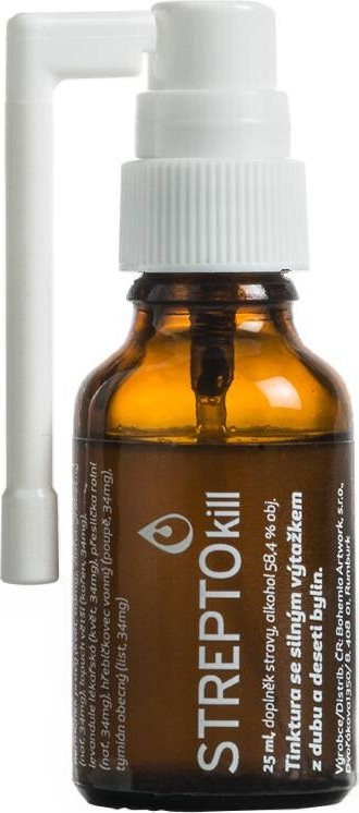 Bohemia Artwork STREPTOkill kapky s ústním aplikátorem 25 ml