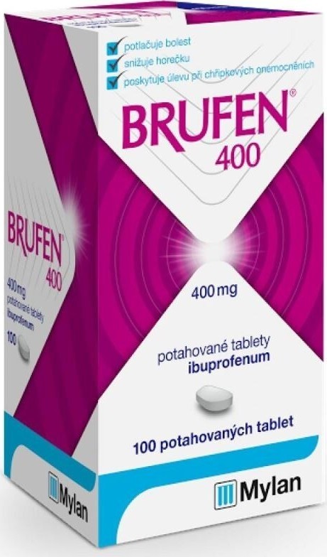 BRUFEN 400MG potahované tablety 100