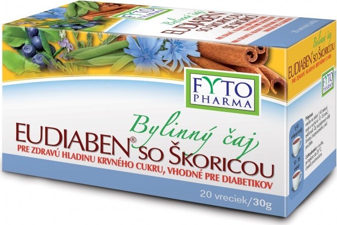 Byl.čaj se skořicí EUDIABEN 20x1.5g Fytopharma