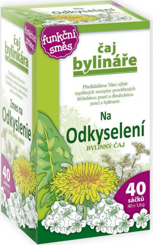 Čaj Bylináře Na odkyselení 40x1.6g