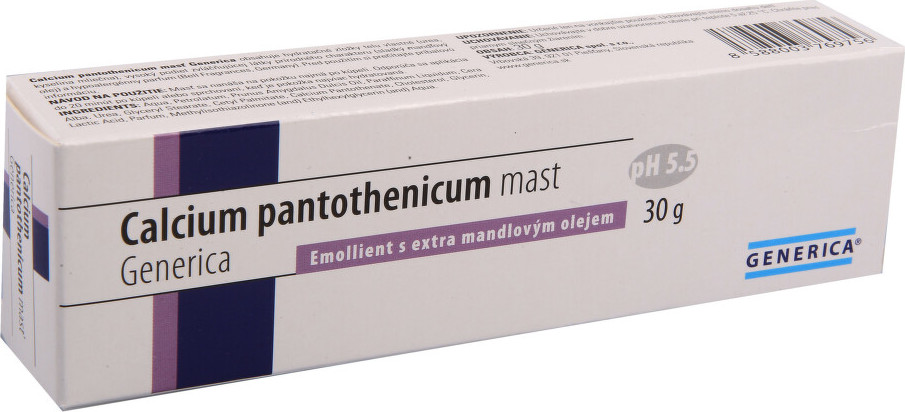 Calcium pantothenicum mast Generica 30g