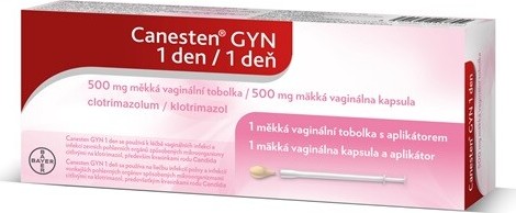 CANESTEN GYN 1 DEN 500MG vaginální měkké tobolky 1