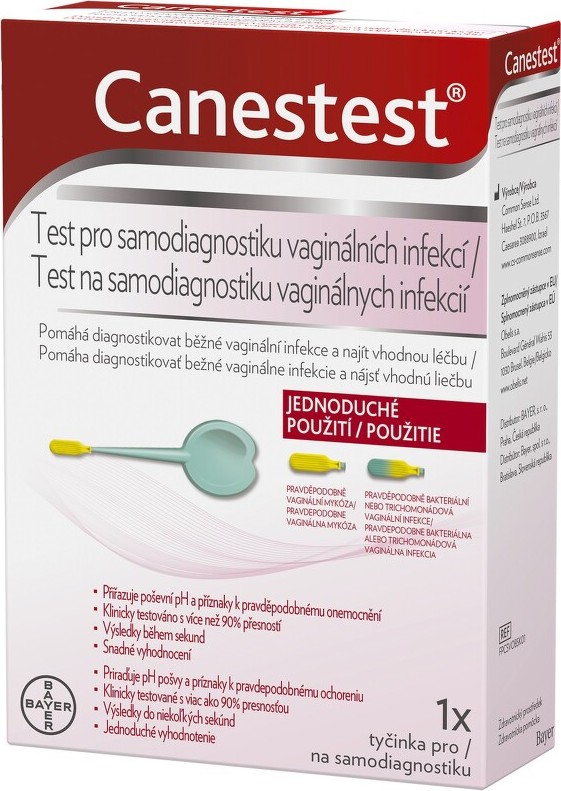 Canestest test pro samodiagnostiku vagin.infekcí