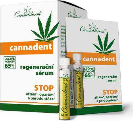 Cannaderm Cannadent sérum 10x1