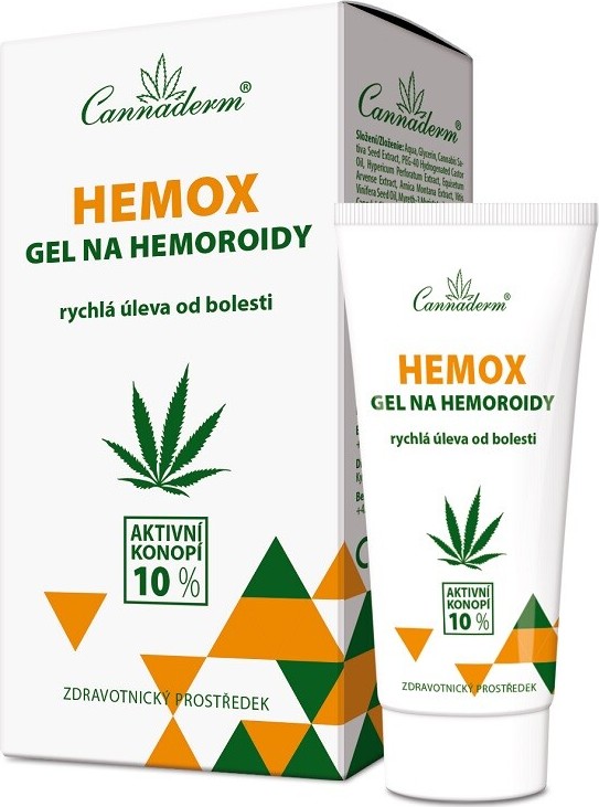 Cannaderm Hemox gel na hemoroidy 40 g