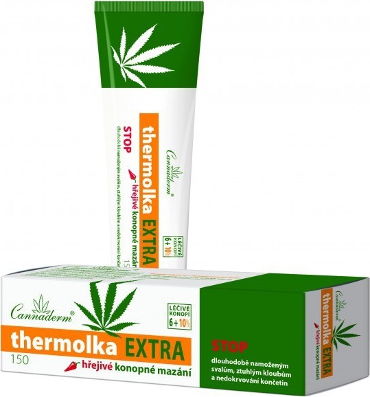 Cannaderm Thermolka EXTRA hřejivé mazání 150ml