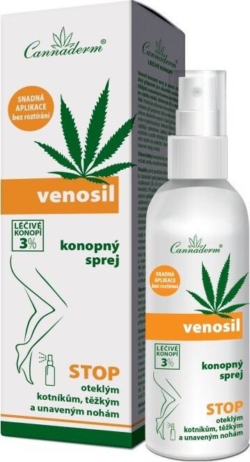 Cannaderm Venosil konopný sprej 150 ml