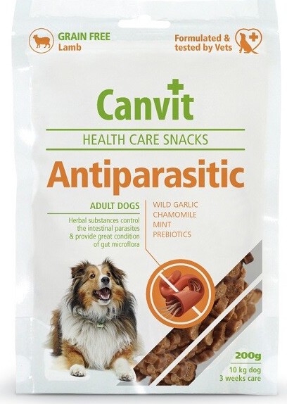 Canvit Snacks Antiparasitic pro psy 200g