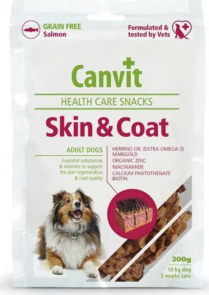 Canvit Snacks Skin&Coat pro psy 200g