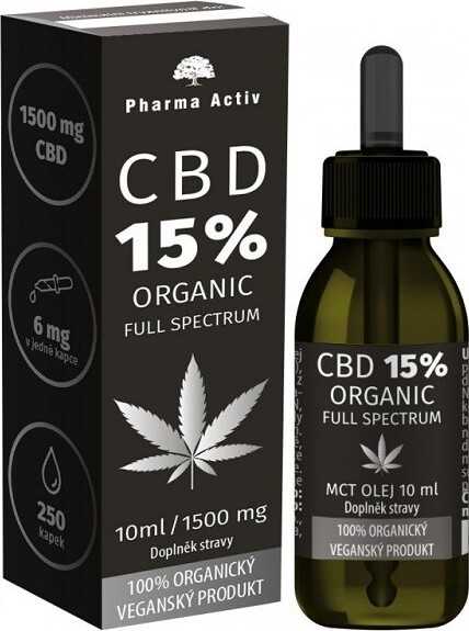 CBD 15% ORGANIC 1500mg Full Spectrum 10ml