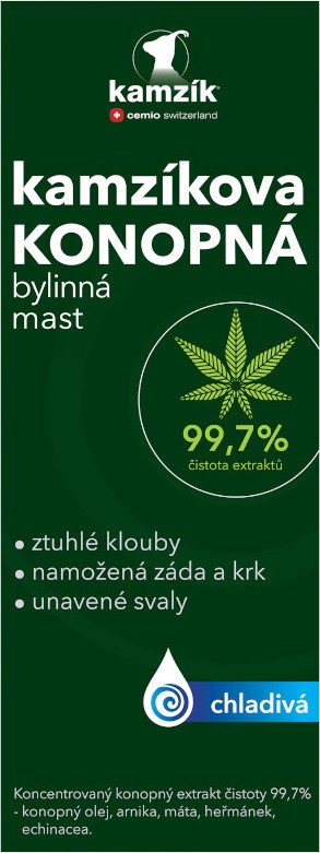 Cemio Kamzíkova konopná mast chladivá 200ml NEW ČR/SK