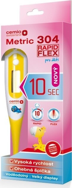 Cemio Metric 304 Rapid Flex Teploměr digit.dětský