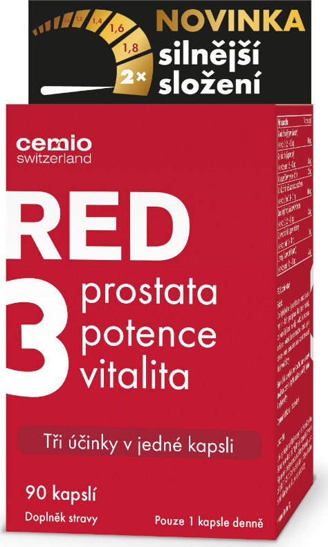 Cemio RED3 cps.90 Novinka ČR/SK