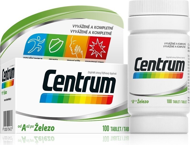 Centrum multivitamín AZ 100 tablet