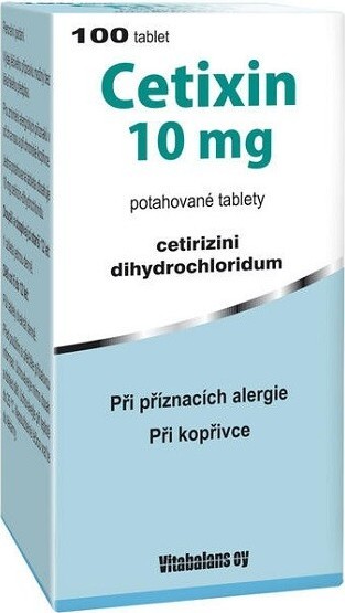 CETIXIN 10MG potahované tablety 30