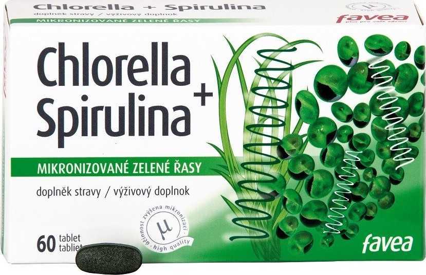 Favea Chlorella+Spirulina tbl.60