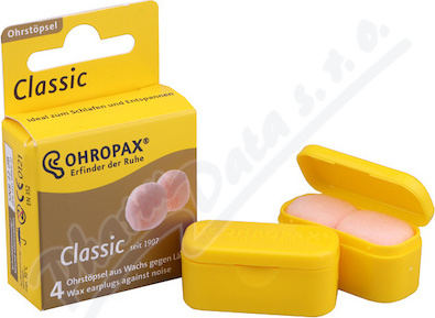 Chránič sluchu Ohropax Classic 4 ks