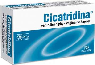 Cicatridina poševní čípky 10x2g