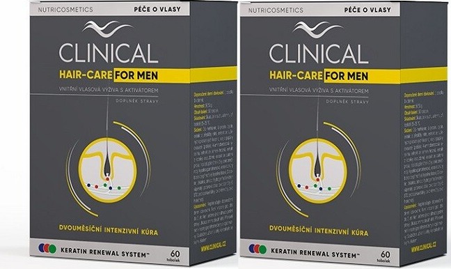 Clinical Hair-Care for MEN tob.60 1+1 4měsíční kúra