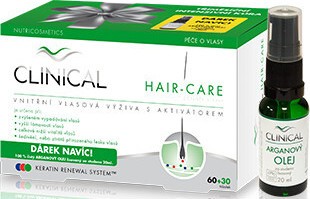 Clinical Hair-Care tob.60+sklen.pilník 2měs.kúra
