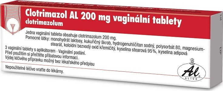 CLOTRIMAZOL AL 200MG vaginální neobalené tablety 3