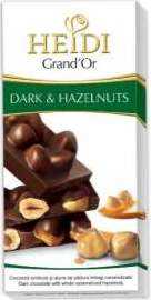 Čokoláda HEIDI GrandOr Dark&Hazelnuts 100 g