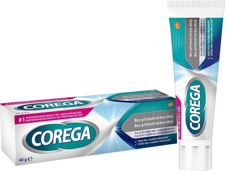 Corega Bez příchuti extra silný 40g