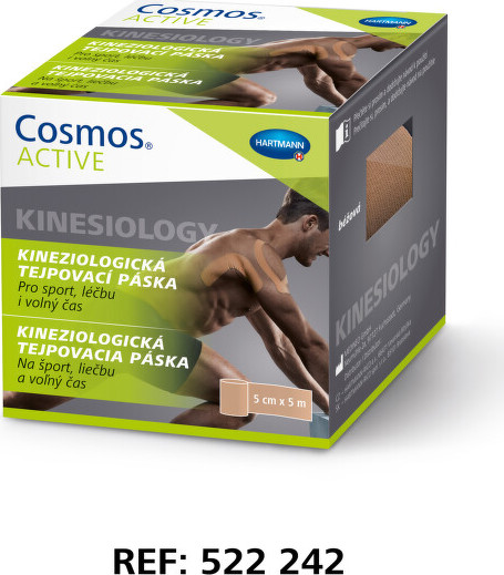 Cosmos Active Kinezio tejp.páska béžová 5cmx5m