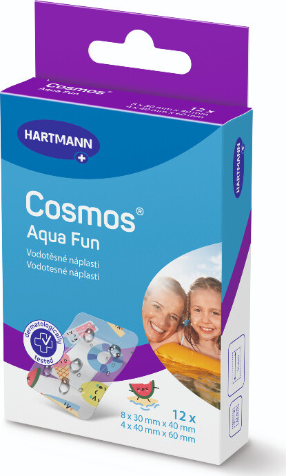 Cosmos náplast Do vody Aqua fun velikost 2 12ks