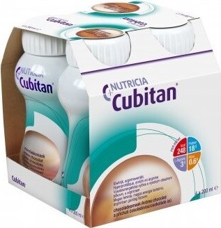 CUBITAN S PŘÍCHUTÍ ČOKOLÁDOVOU perorální roztok 4X200ML