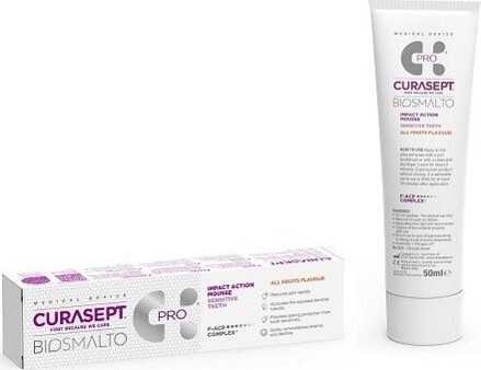 CURASEPT Biosmalto Mousse Sensitive reminalizující krém 50 ml