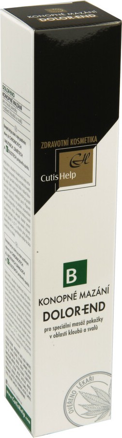 CutisHelp DOLOR-END Konopné mazání při bolesti75ml