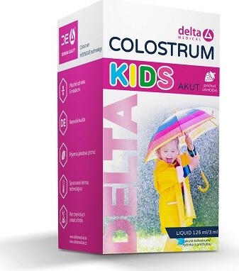 DELTA Colostrum Kids jahoda 125ml