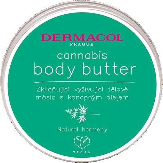 Dermacol Cannabis Zklidňující vyživující tělové máslo 75 ml