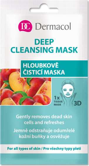 Dermacol Hloubkově čistící textilní maska