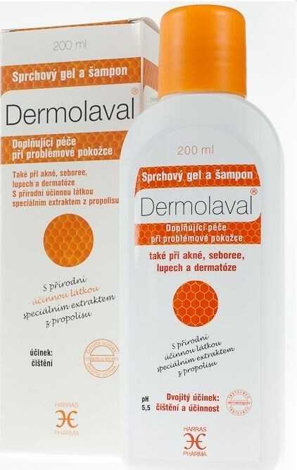 Dermolaval sprchový gel a šampon 1x200ml