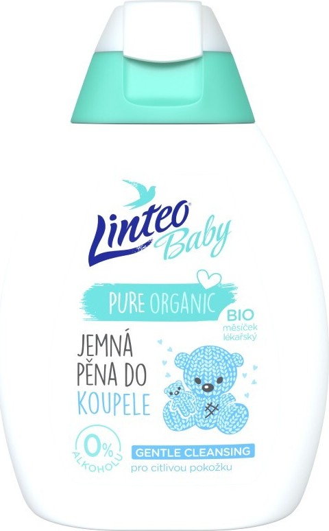 Dětská pěna do koup. LINTEO BABY s Bio měsíč.250ml