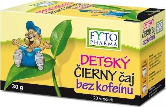 Dětský černý čaj bez kofeinu 20x1.5g Fytopharma