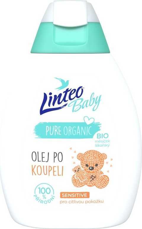 Dětský olej po koup. LINTEO BABY s Bio měsíč.250ml