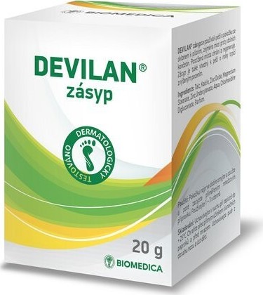 Devilan zásyp na nohy 20g