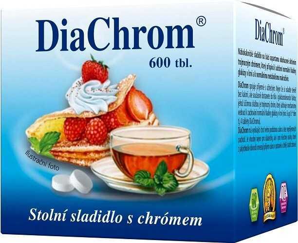 DiaChrom tbl.600 nízkokalorické sladidlo