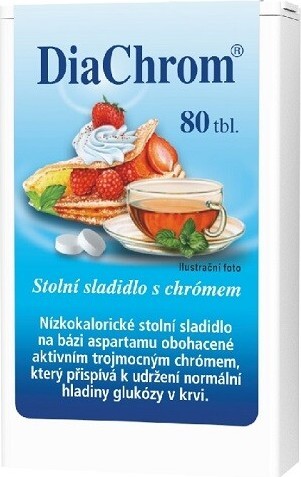 DiaChrom tbl.80 nízkokalorické sladidlo