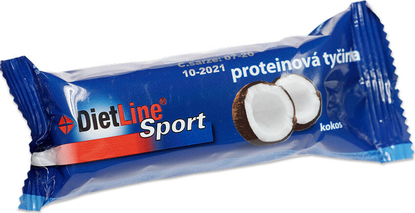 DietLine Sport proteinová tyčinka kokos 46g