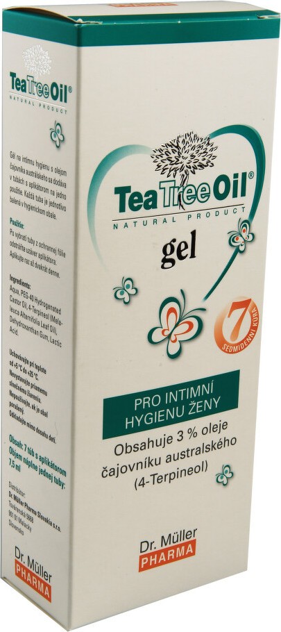 Dr. Müller Tea Tree Oil vaginální gel 7 x 7 5 g