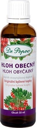 Dr.Popov Kapky bylinné Hloh obecný 50ml