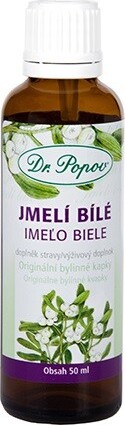 Dr.Popov Kapky bylinné Jmelí bílé 50ml